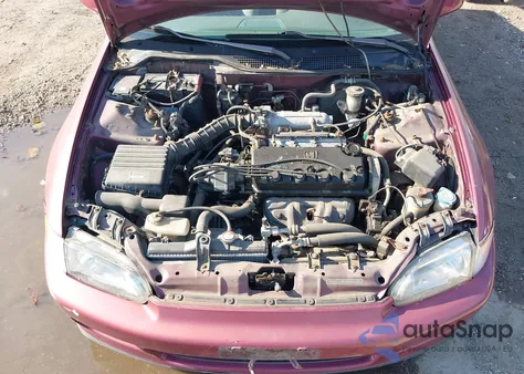 1993 Honda Civic Ex from USA, damaged, VIN 1HGEJ1256PL005988